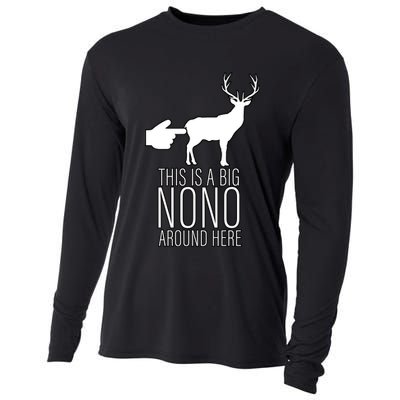 This Is A Big NO NO Don't Touch The Animals Cooling Performance Long Sleeve Crew