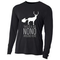 This Is A Big NO NO Don't Touch The Animals Cooling Performance Long Sleeve Crew