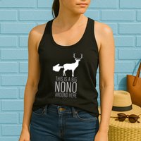 This Is A Big NO NO Don't Touch The Animals Womens Tank Top
