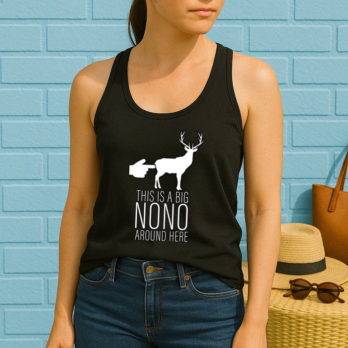 This Is A Big NO NO Don't Touch The Animals Womens Tank Top