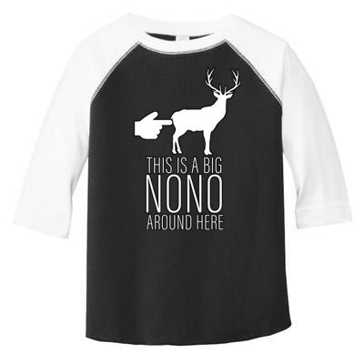 This Is A Big NO NO Don't Touch The Animals Toddler Fine Jersey T-Shirt