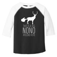 This Is A Big NO NO Don't Touch The Animals Toddler Fine Jersey T-Shirt