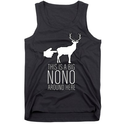 This Is A Big NO NO Don't Touch The Animals Tank Top