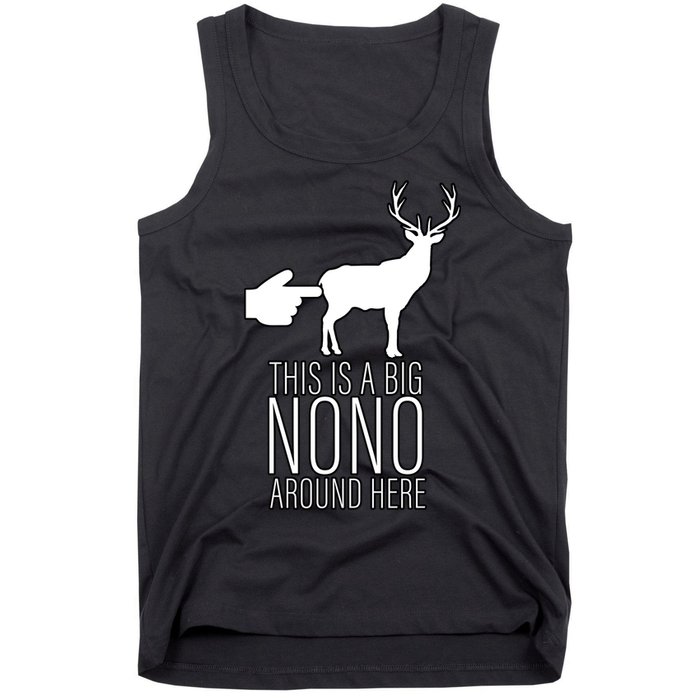 This Is A Big NO NO Don't Touch The Animals Tank Top