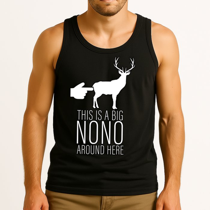 This Is A Big NO NO Don't Touch The Animals Tank Top