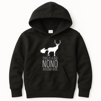 This Is A Big NO NO Don't Touch The Animals Kids Hoodie