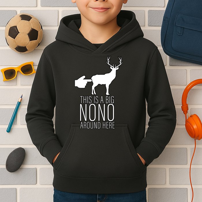 This Is A Big NO NO Don't Touch The Animals Kids Hoodie
