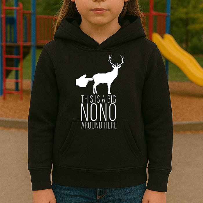 This Is A Big NO NO Don't Touch The Animals Kids Hoodie