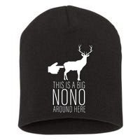 This Is A Big NO NO Don't Touch The Animals Short Acrylic Beanie