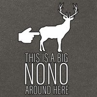 This Is A Big NO NO Don't Touch The Animals Cotton Canvas Backpack