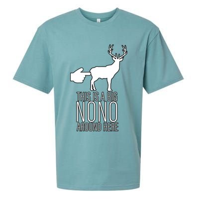 This Is A Big NO NO Don't Touch The Animals Sueded Cloud Jersey T-Shirt