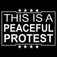 This Is A Peaceful Protest Pro Trump Impact Tech Backpack