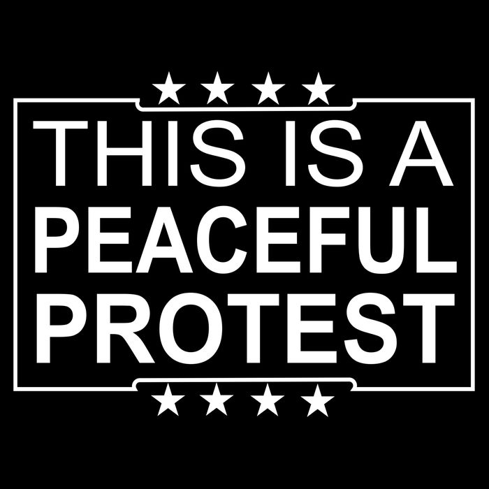This Is A Peaceful Protest Pro Trump Impact Tech Backpack