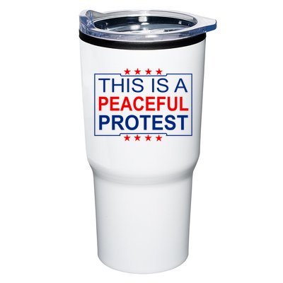 This Is A Peaceful Protest Pro Trump Tumbler