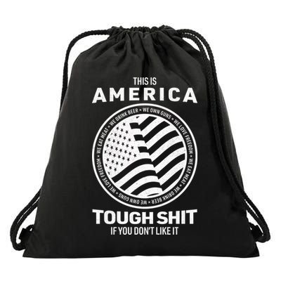 This Is America Drawstring Bag