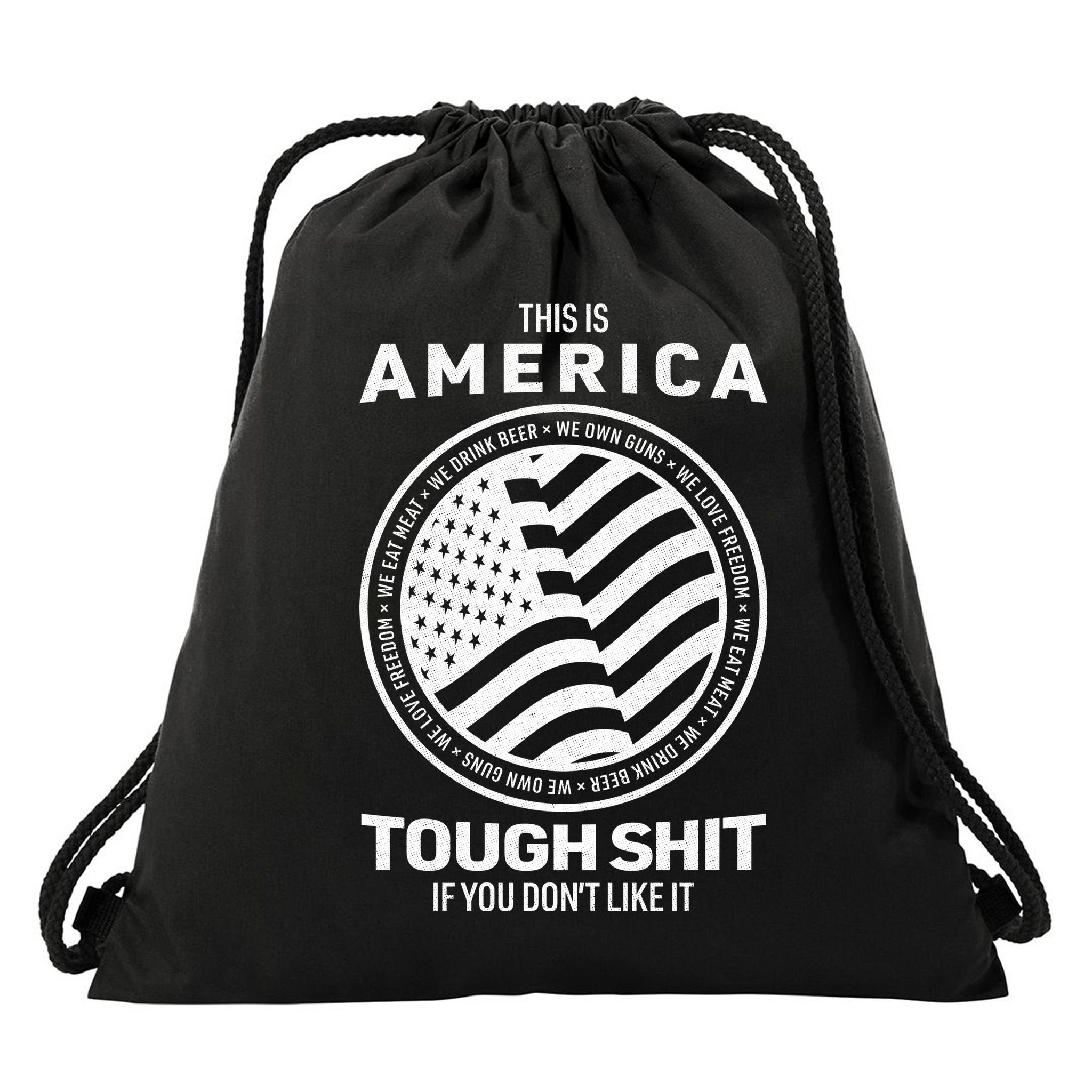 This Is America Drawstring Bag
