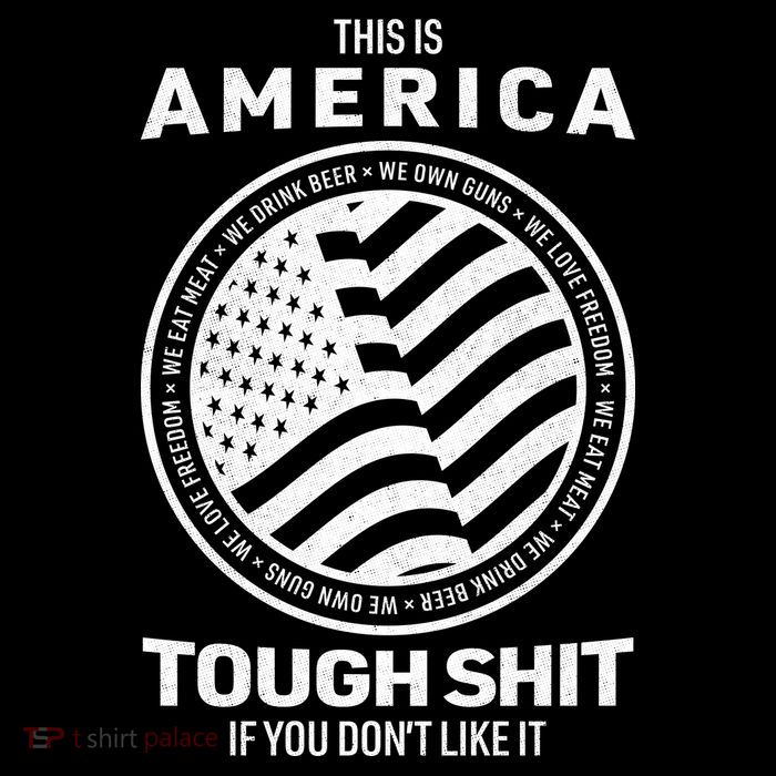 This Is America Women's V-Neck T-Shirt