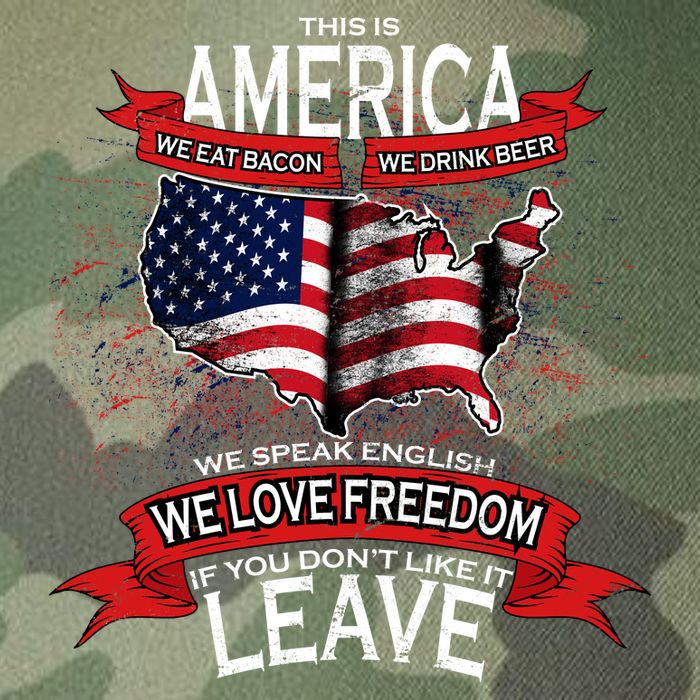 This Is America If You Don't like It Leave Legacy Tie Dye Trucker Hat