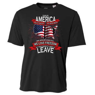 This Is America If You Don't like It Leave Cooling Performance Crew T-Shirt