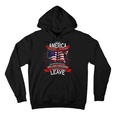 This Is America If You Don't like It Leave Hoodie