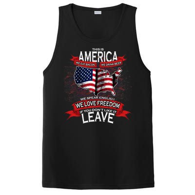 This Is America If You Don't like It Leave PosiCharge Competitor Tank