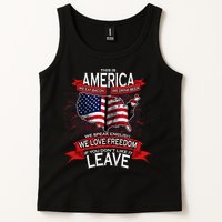 This is AMERICA if you don't like it LEAVE Tank Top