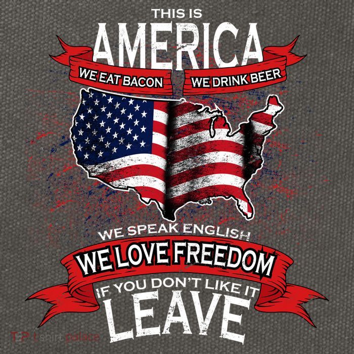 This Is America If You Don't like It Leave Cotton Canvas Backpack
