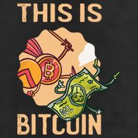 This Is Bitcoin 7 Panel Mesh Trucker Snapback Hat