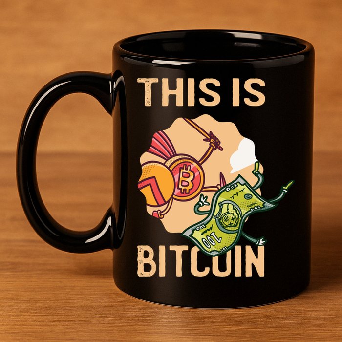 This Is Bitcoin 11oz C Handle Ceramic Mug