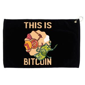 This Is Bitcoin Grommeted Golf Towel