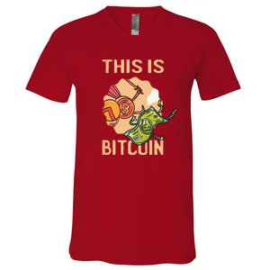 This Is Bitcoin V-Neck T-Shirt