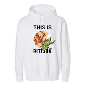 This Is Bitcoin Garment-Dyed Fleece Hoodie