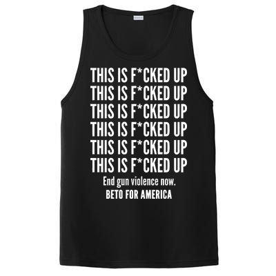 This Is F*CKED Up Beto for America PosiCharge Competitor Tank