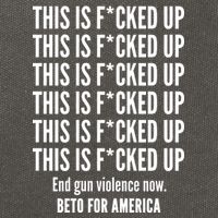 This Is F*CKED Up Beto for America Cotton Canvas Backpack