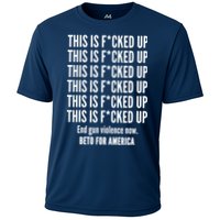 This Is F*CKED Up Beto for America Cooling Performance Crew T-Shirt