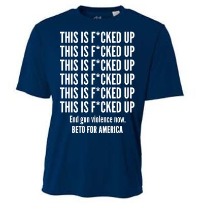 This Is F*CKED Up Beto for America Cooling Performance Crew T-Shirt