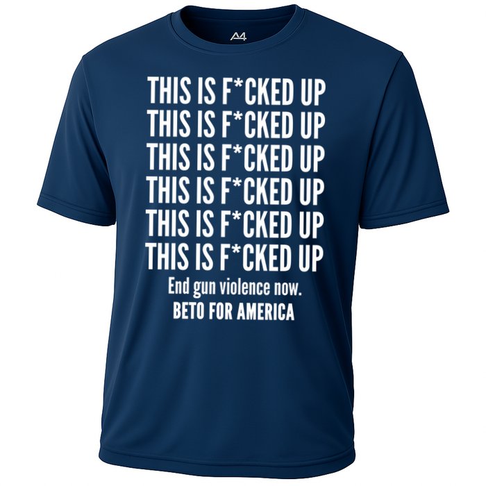 This Is F*CKED Up Beto for America Cooling Performance Crew T-Shirt