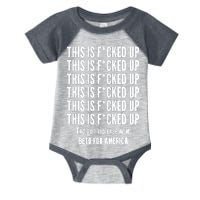 This Is F*CKED Up Beto for America Infant Baby Jersey Bodysuit