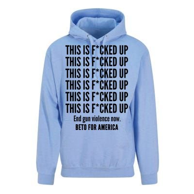 This Is F*CKED Up Beto for America Unisex Surf Hoodie