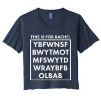 This Is For Rachel Voicemail Meme Crop Top