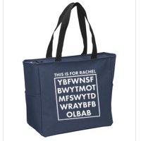 This Is For Rachel Voicemail Meme Zip Tote Bag