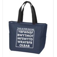 This Is For Rachel Voicemail Meme Zip Tote Bag
