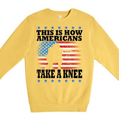 This Is How Americans Take a Knee Premium Crewneck Sweatshirt