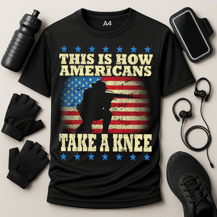 This Is How Americans Take a Knee Cooling Performance Crew T-Shirt