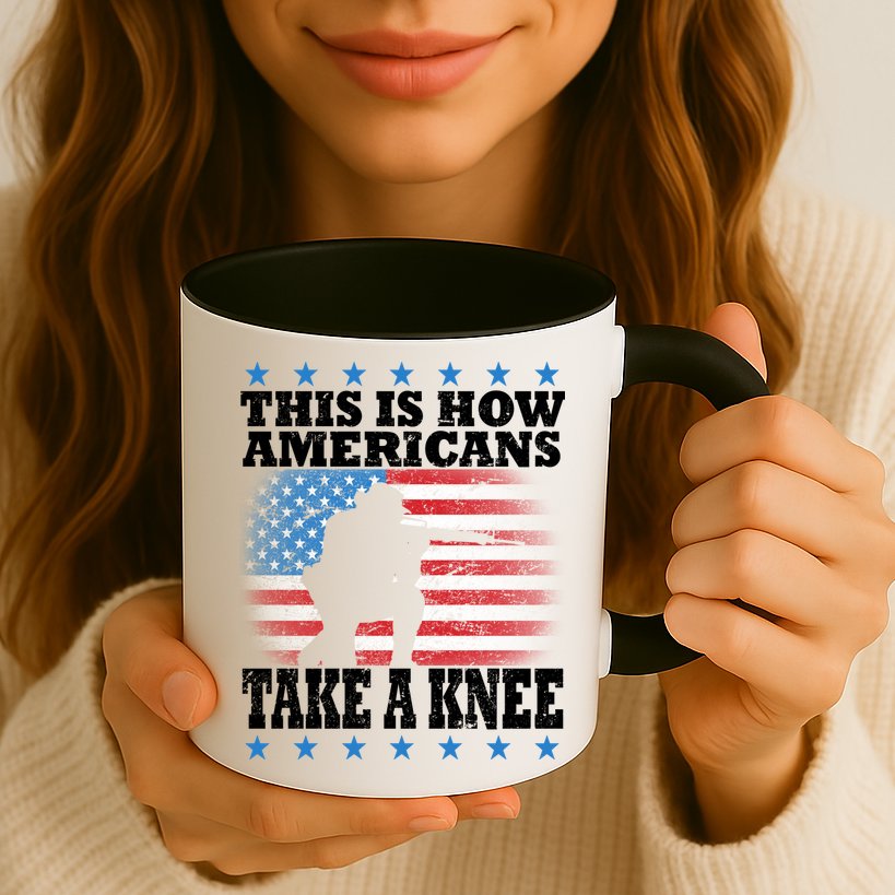 This Is How Americans Take a Knee Mug