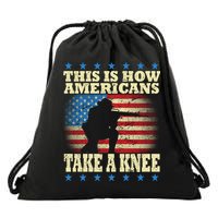 This Is How Americans Take a Knee Drawstring Bag