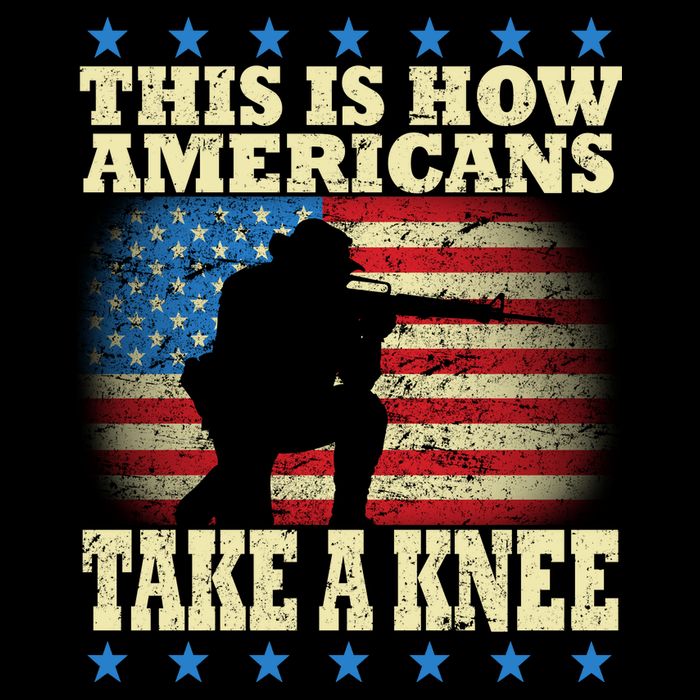 This Is How Americans Take a Knee Drawstring Bag