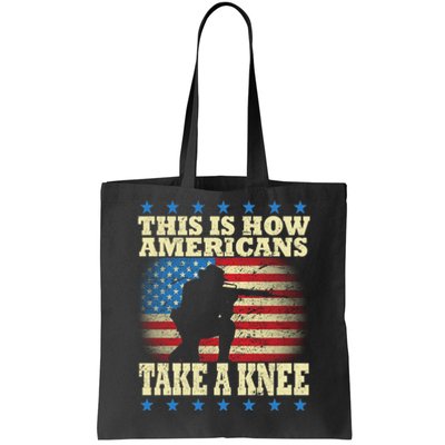 This Is How Americans Take a Knee Tote Bag