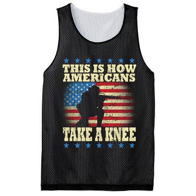 This Is How Americans Take a Knee Mesh Reversible Basketball Jersey Tank