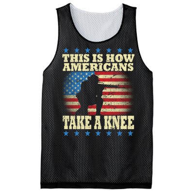 This Is How Americans Take a Knee Mesh Reversible Basketball Jersey Tank